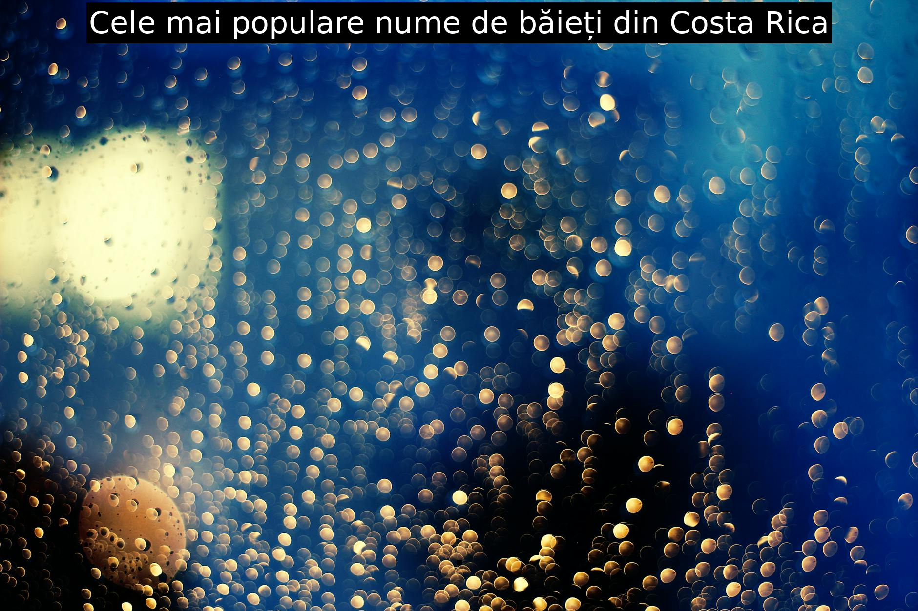 Curated visual reference: Visual Reference: Cele Mai Populare Nume De Băieți Din Costa Rica